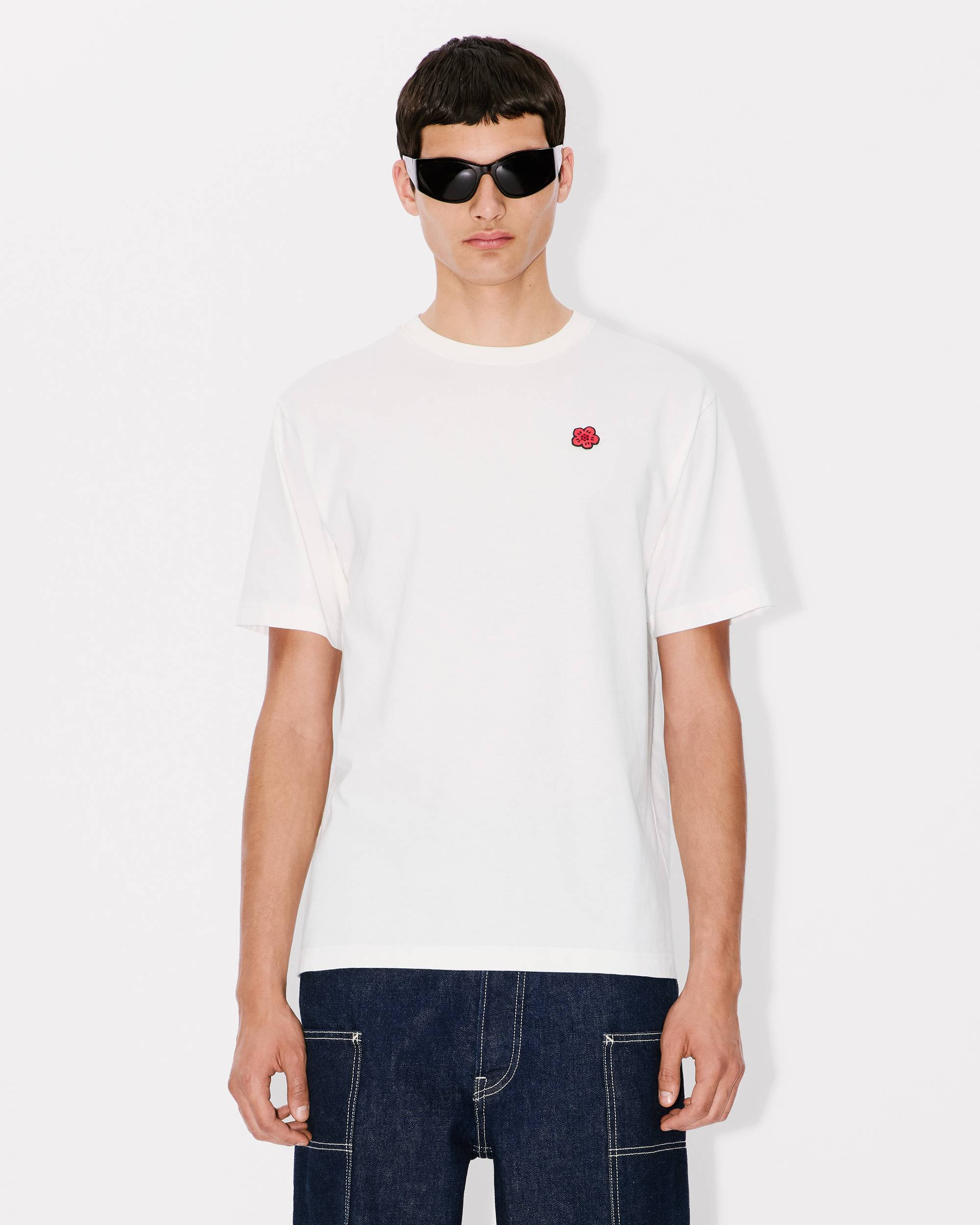 'Boke Flower' embroidered T-shirt - 3