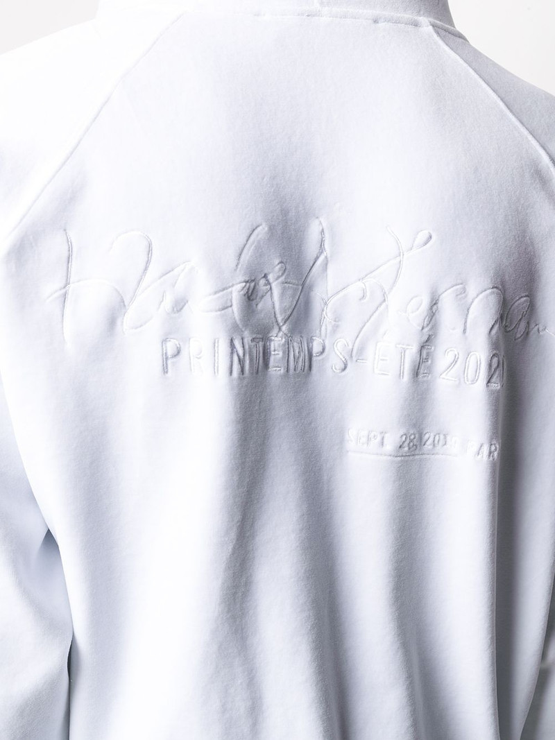 embroidered back logo hoodie 5