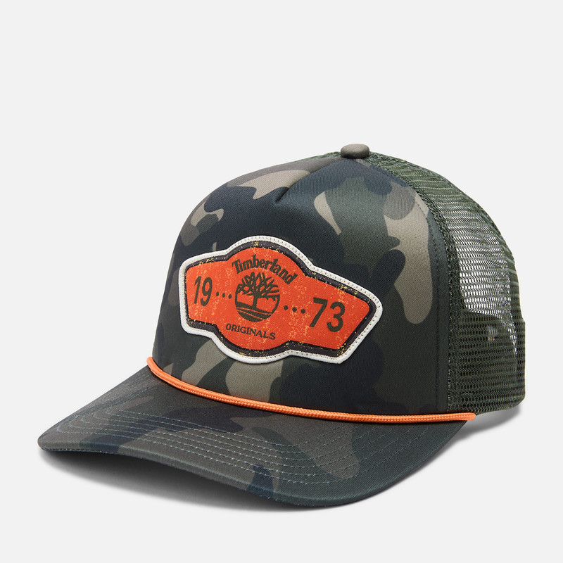 Timberland Logo Rope Trucker Hat outlook