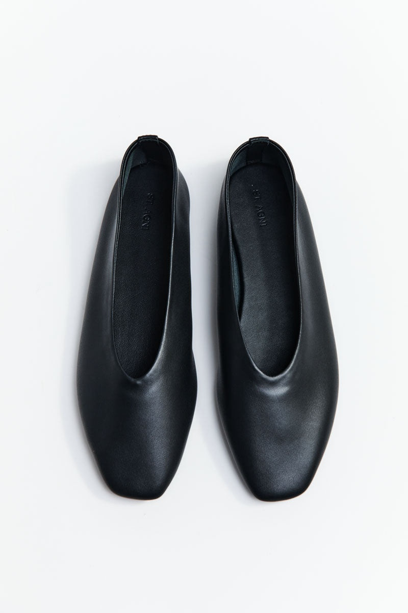 Soft Glove Ballet Flat - Black 3
