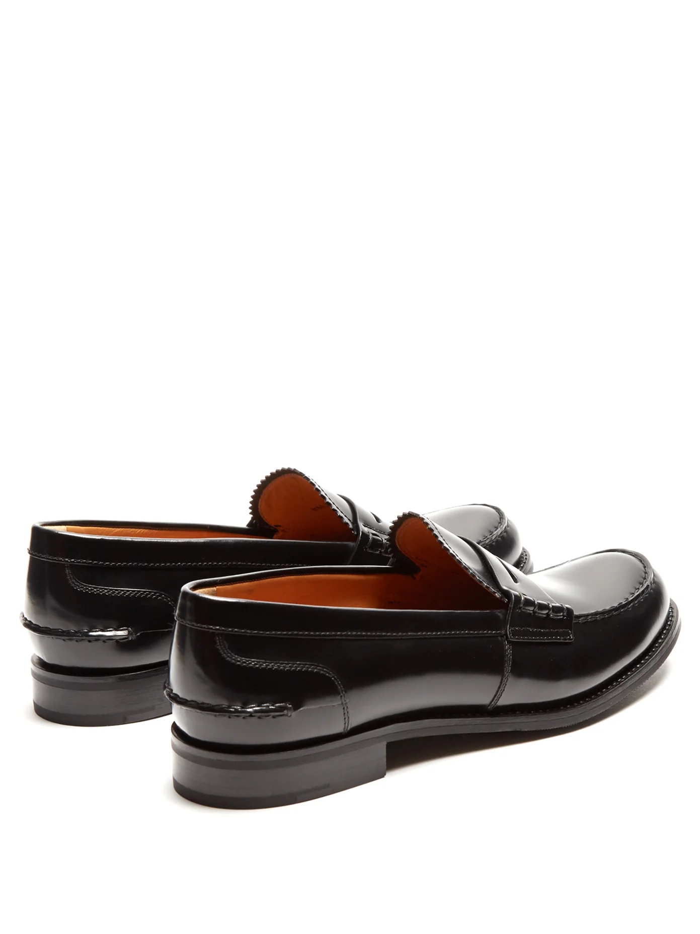 Pembrey leather penny loafers - 5