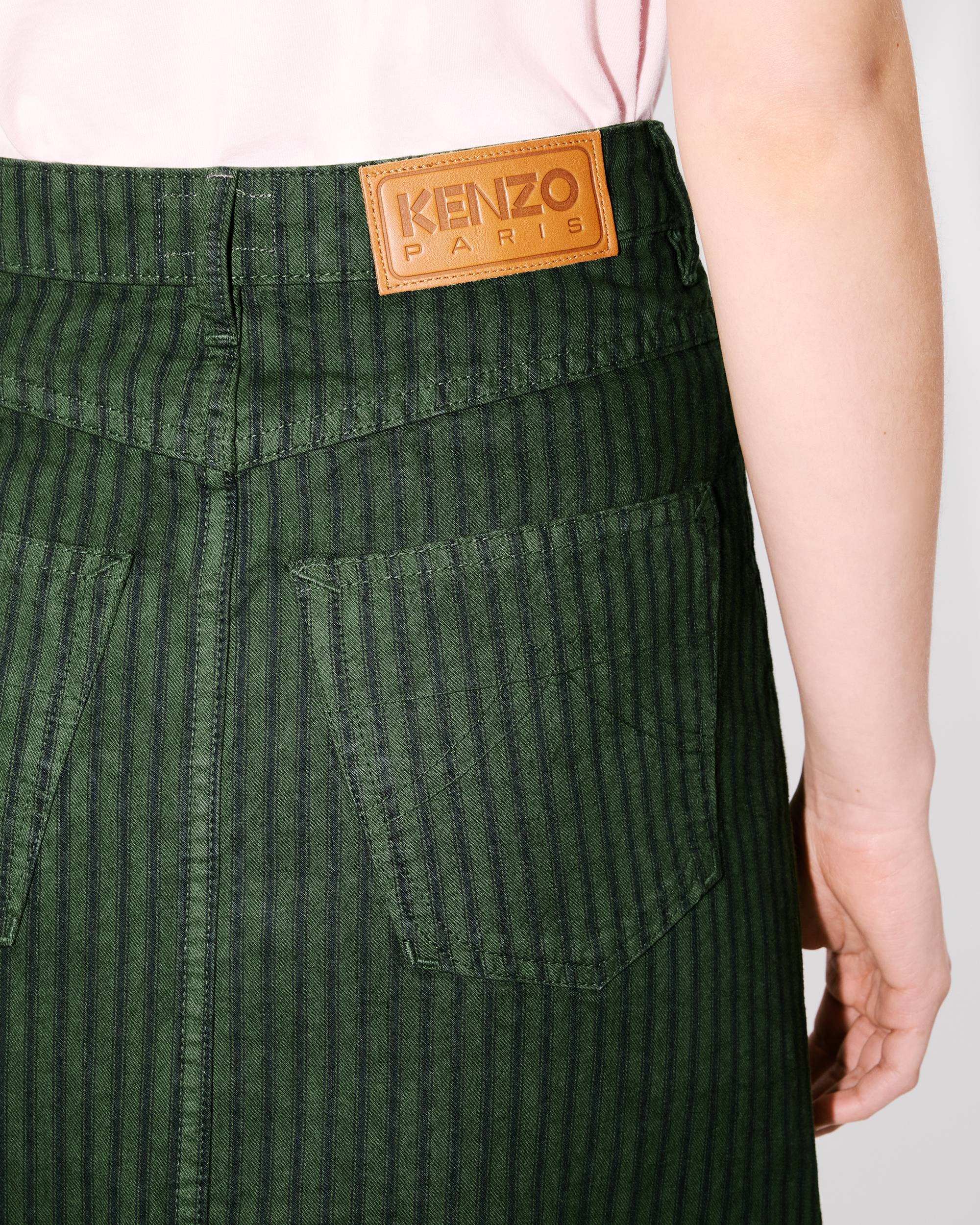 'KENZO Coast Lines' skirt in Japanese denim - 7