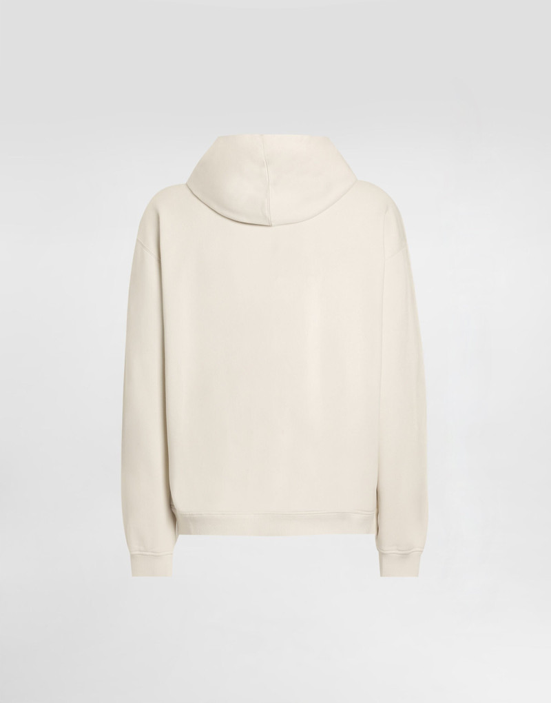 Dolce & Gabbana Jersey hoodie with embroidery outlook