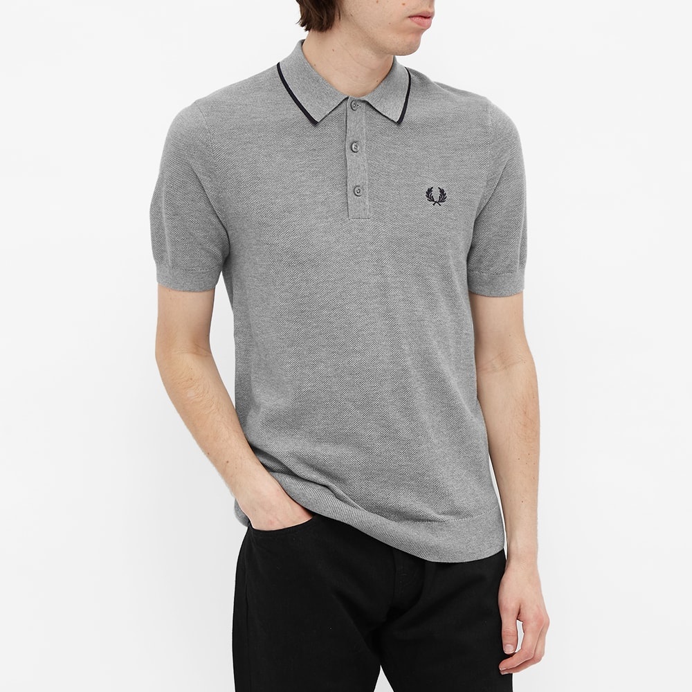 Fred Perry Tipped Knitted Polo - 4