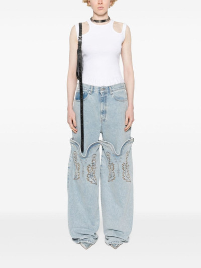Y/Project Evergreen Maxi Cowboy Cuff Jeans outlook