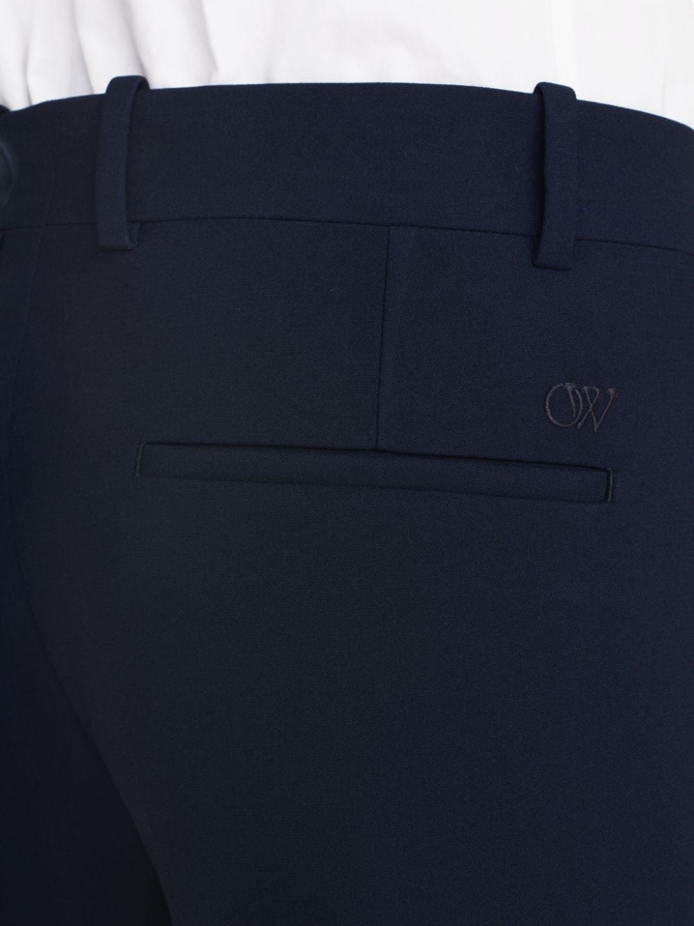mid-rise tailored trousers - 5