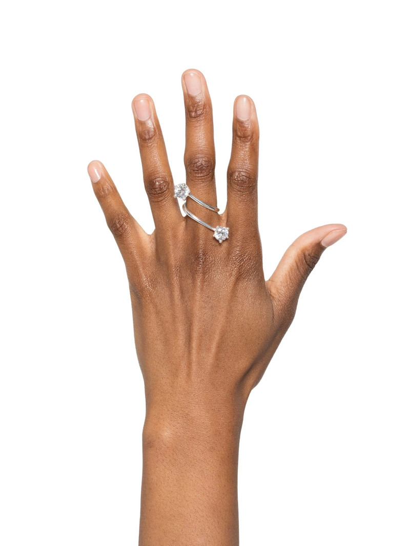 PANCONESI Panconesi Spiral Sterling Silver Ring outlook