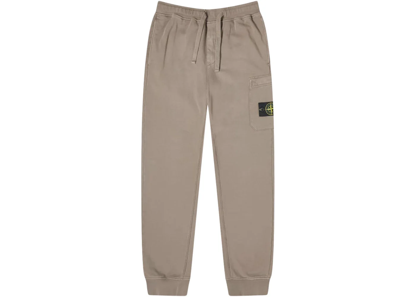 Stone Island Garment Dyed Pocket Sweatpants Dove Grey - 1