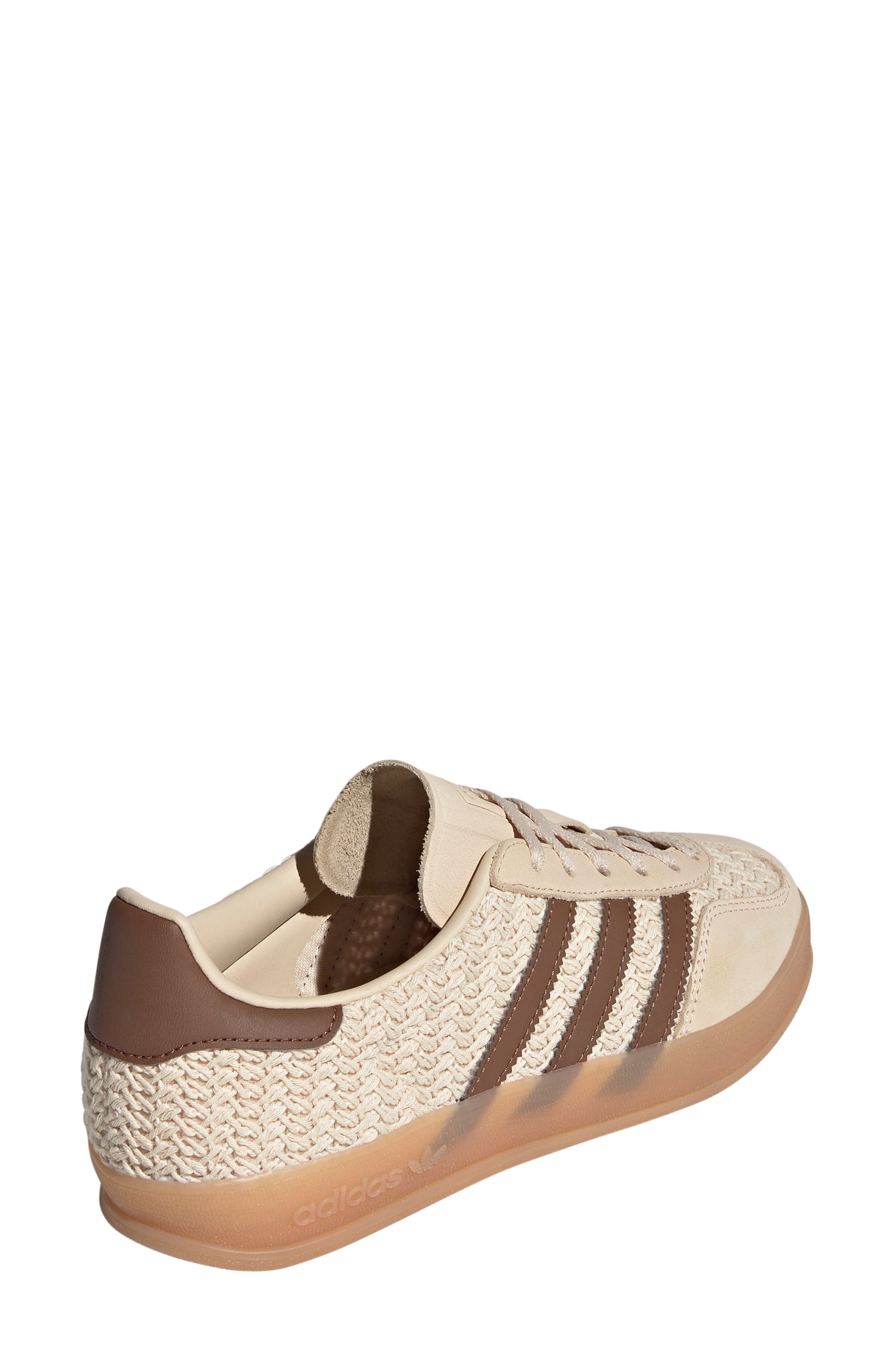 adidas Gazelle Indoor Sneaker in Sand Strata/Brown/Gum at Nordstrom - 2