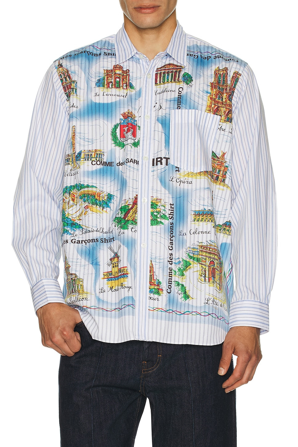 Wide Classic Landmark Shirt - 4