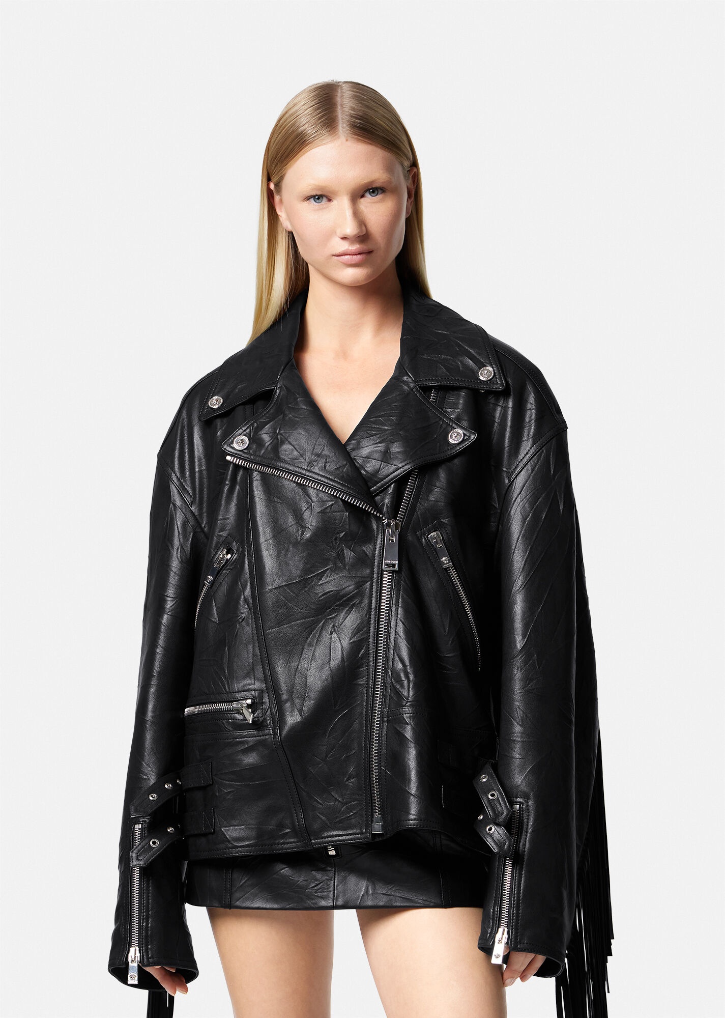 Fringed Leather Jacket - 3