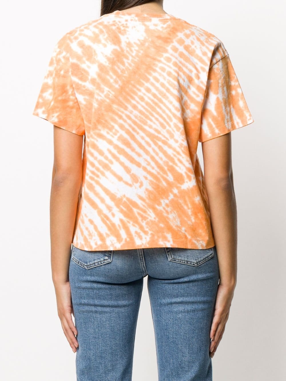 logo tie-dye print Tee - 4