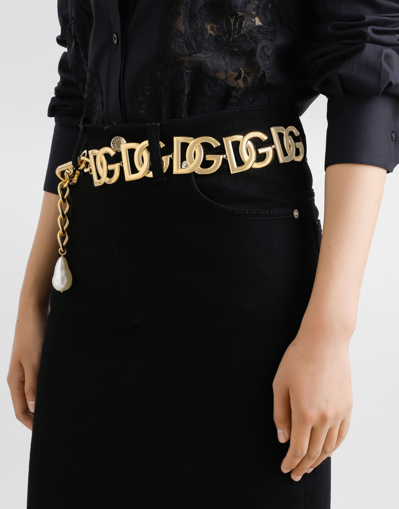 Dolce & Gabbana Chain belt with DG multi-logo outlook