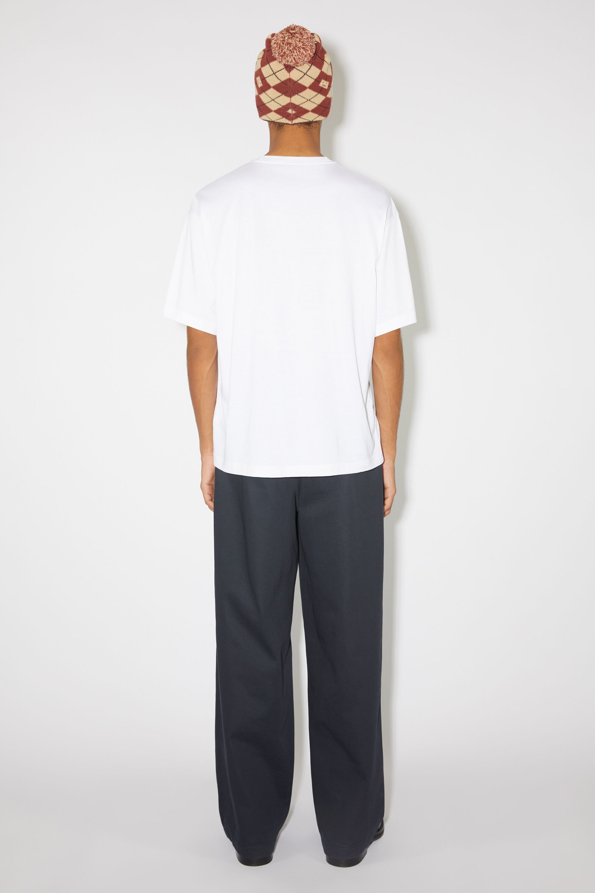 Face logo t-shirt - Relaxed fit - Optic White - 3