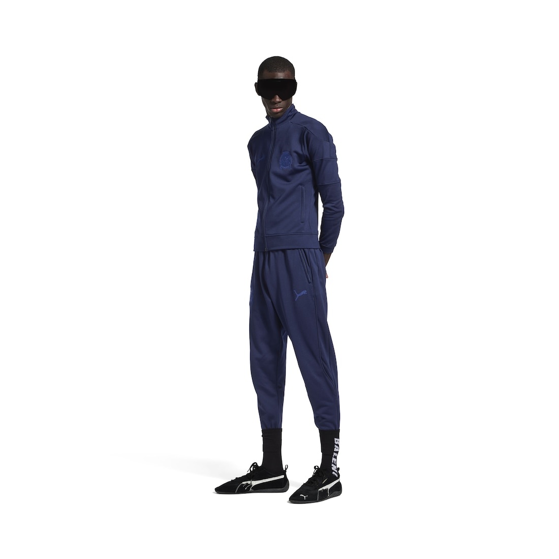 Balenciaga I Puma Fitted Tracksuit Pants in Navy - 2