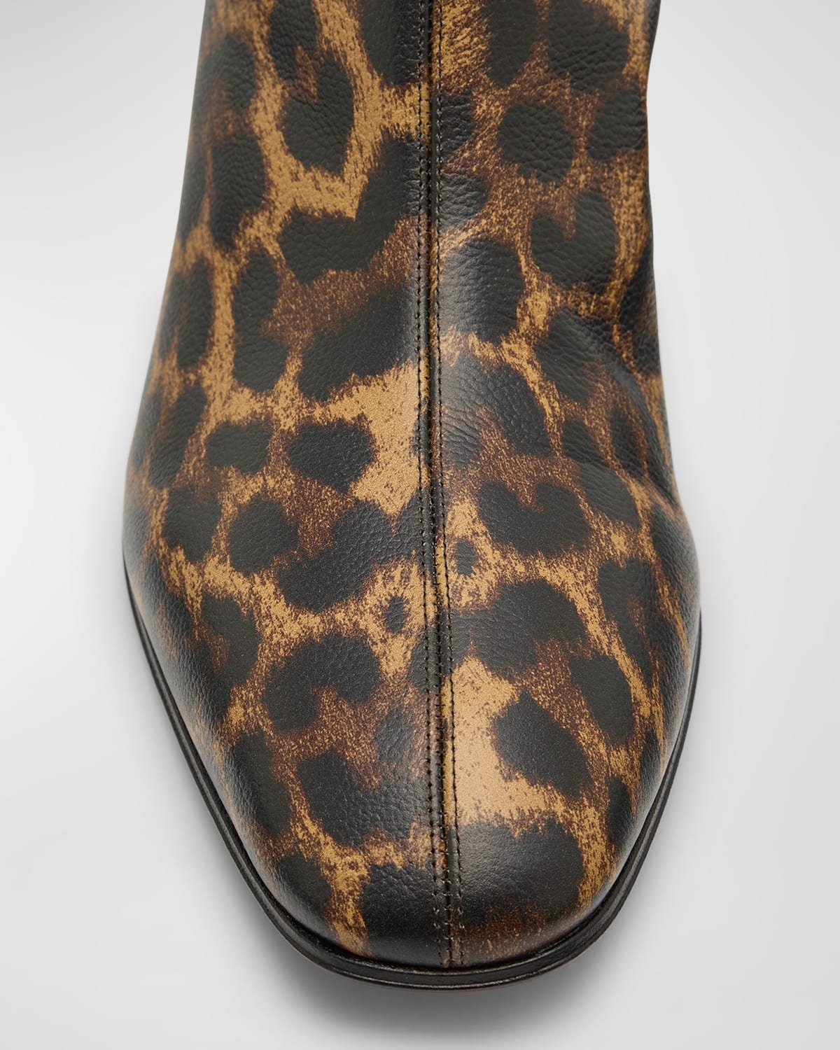 Men's Rosalio Leopard Red Sole Chelsea Boots - 5