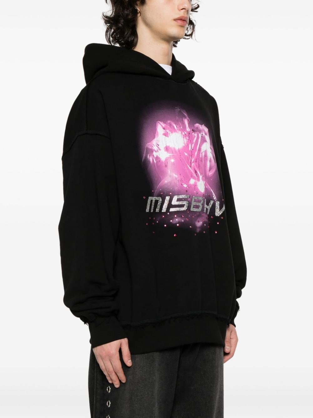 graphic-print hoodie - 3