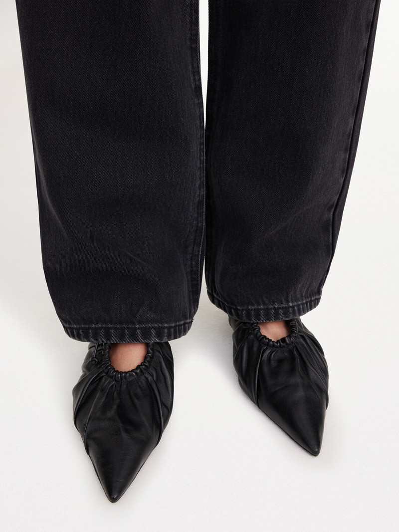 BY MALENE BIRGER Masey leather mules outlook