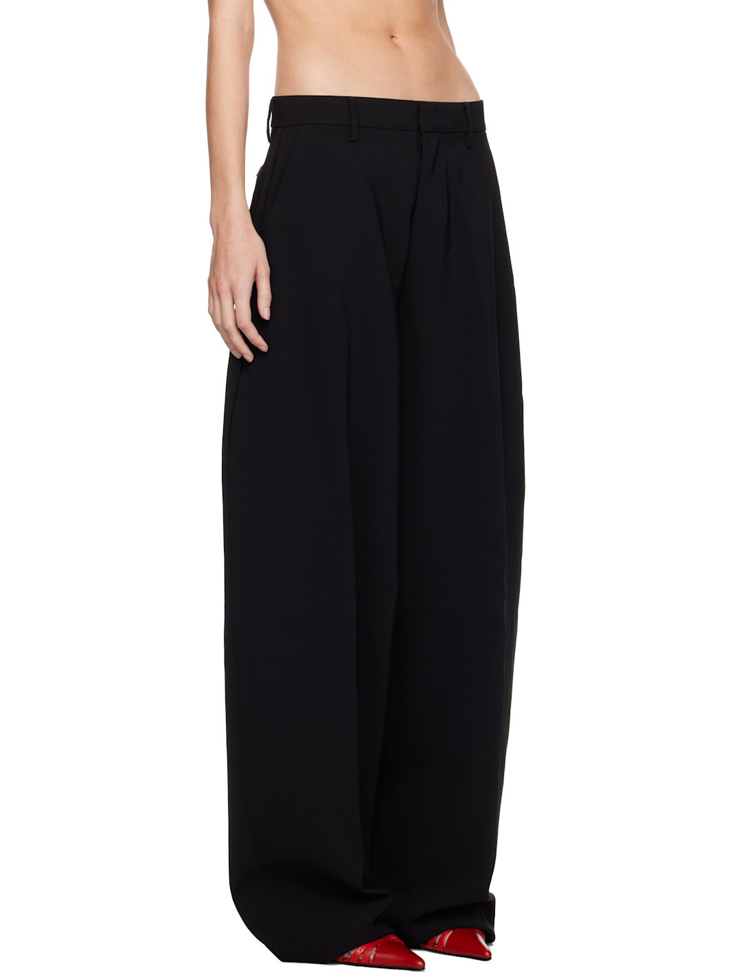 Black Amelia Trousers - 2