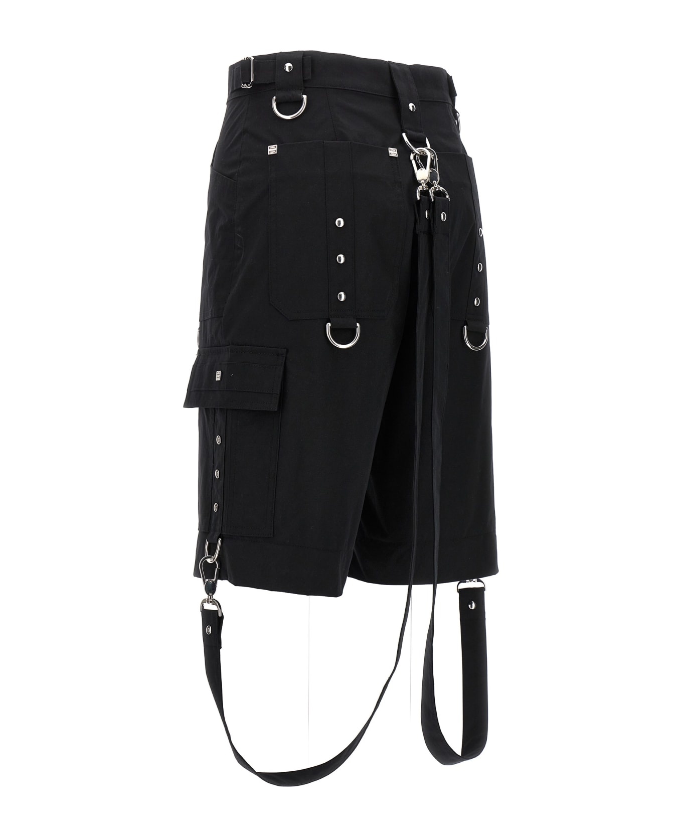 Two In One Detachable Cargo Pants With Suspenders - 3