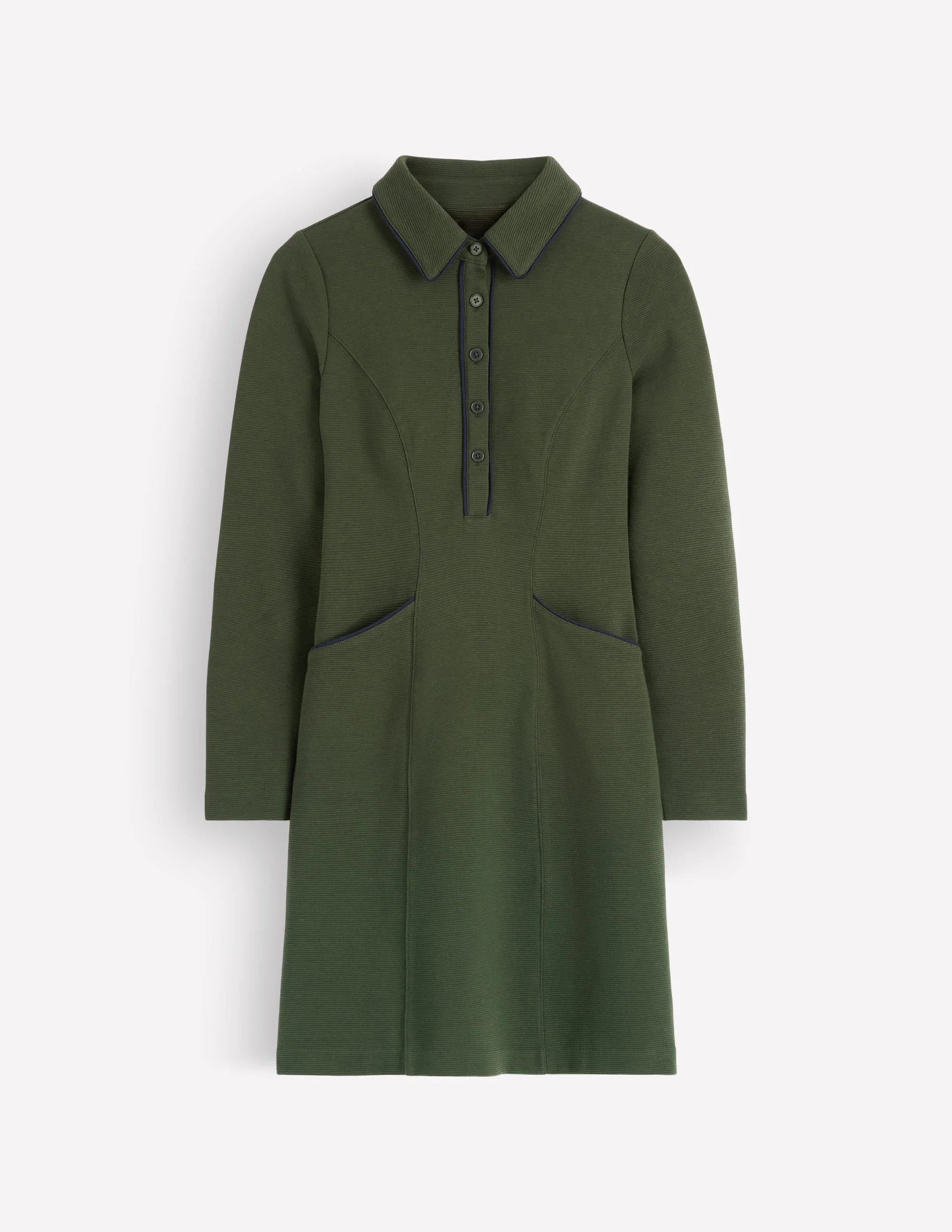 Catrin Shift Ottoman Dress-Forest Glade - 1