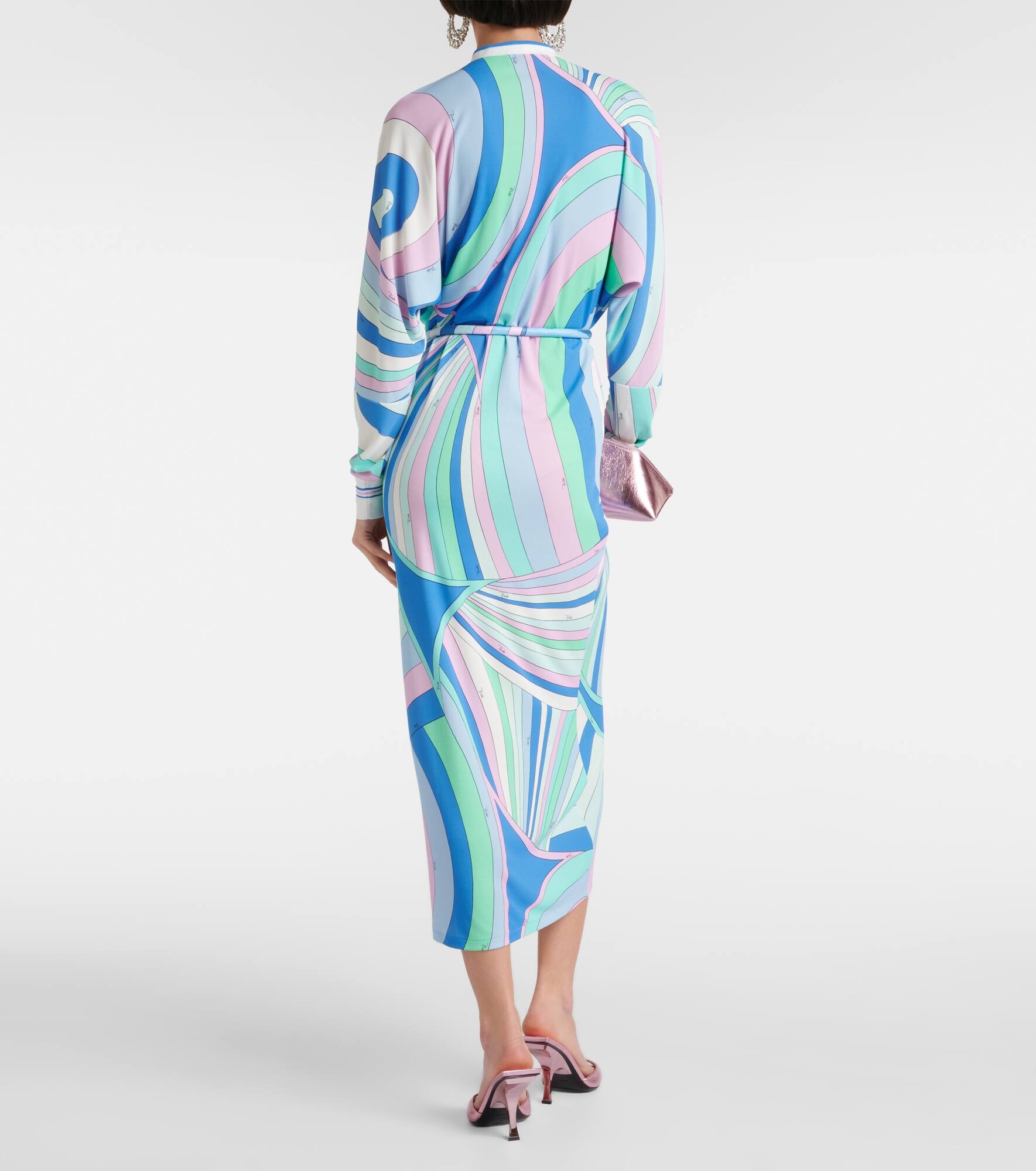 Layered belted printed tunic - 3