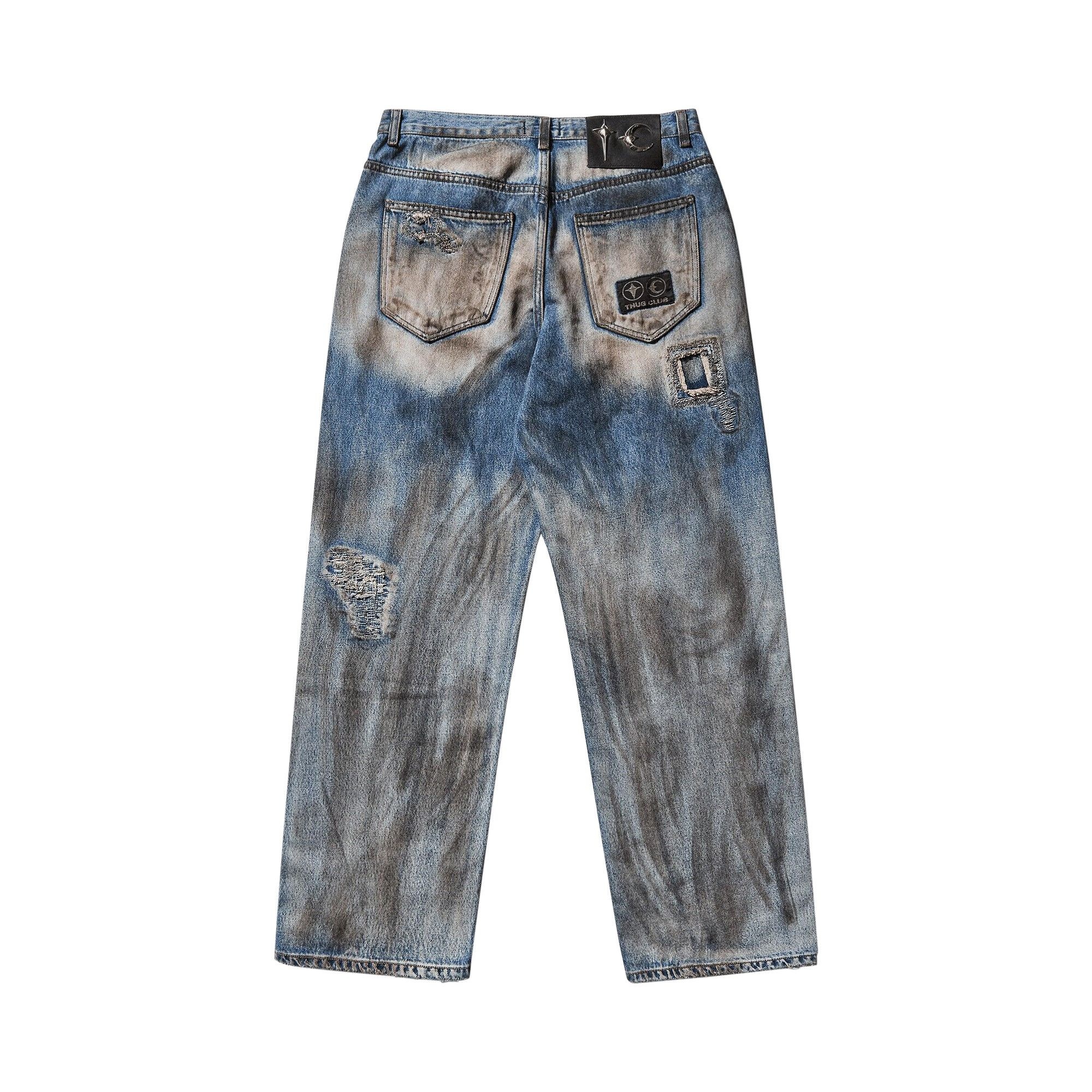 Thug Club Combat Casualty Care Denim Pants 'Blue' - 2