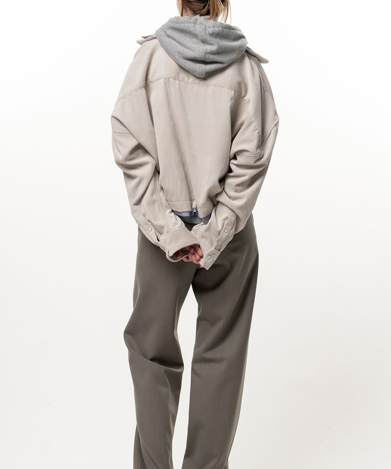 Cropped Triple Layered Shirt 6