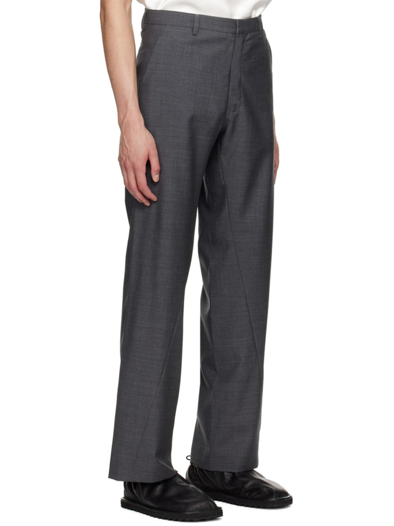 BIANCA SAUNDERS Gray Benz Trousers outlook