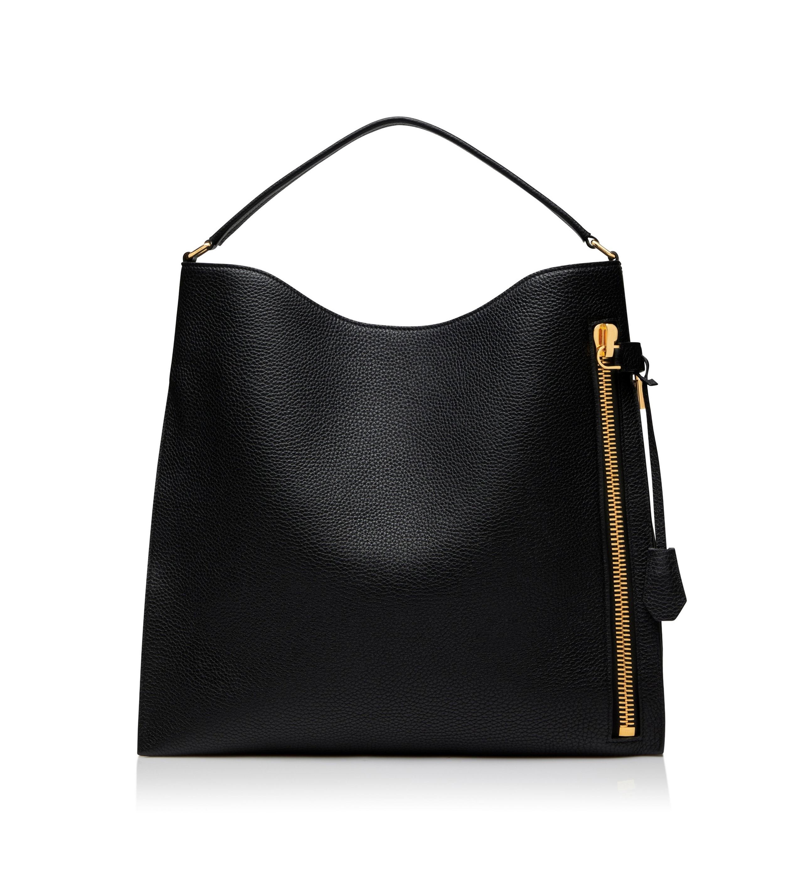 GRAIN LEATHER ALIX LARGE HOBO - 1