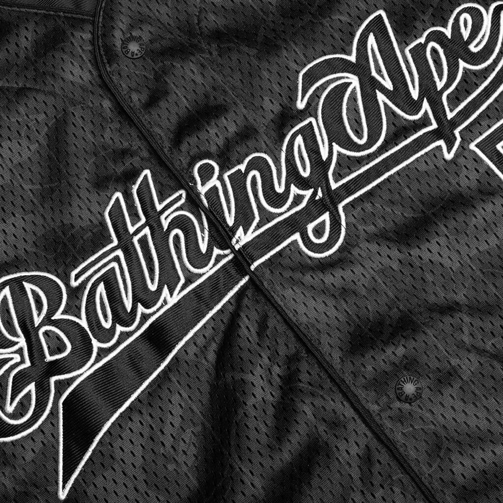 CAMO STRIPE BASEBALL SHIRT - BLACK - 4