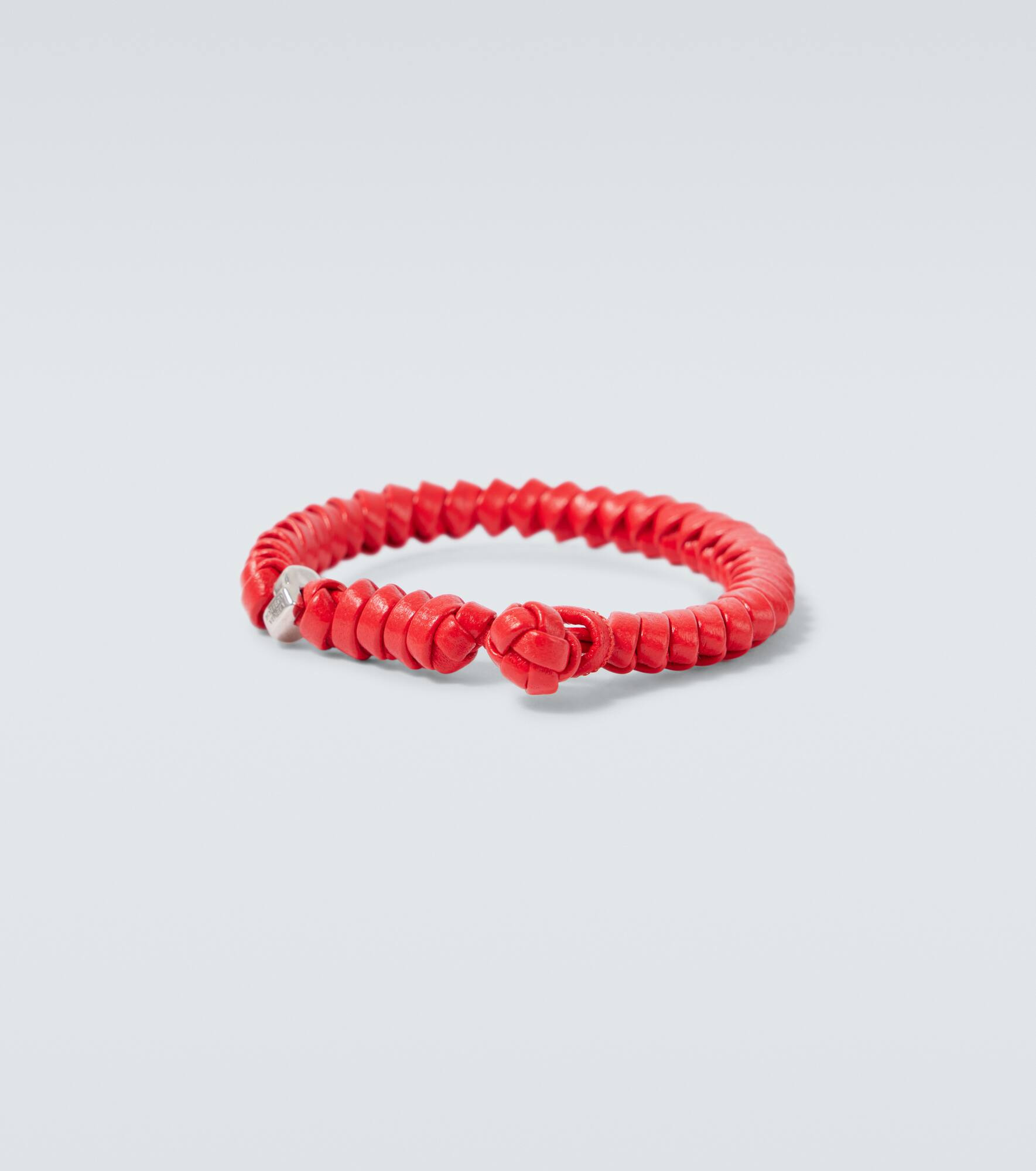 Braided leather bracelet - 4