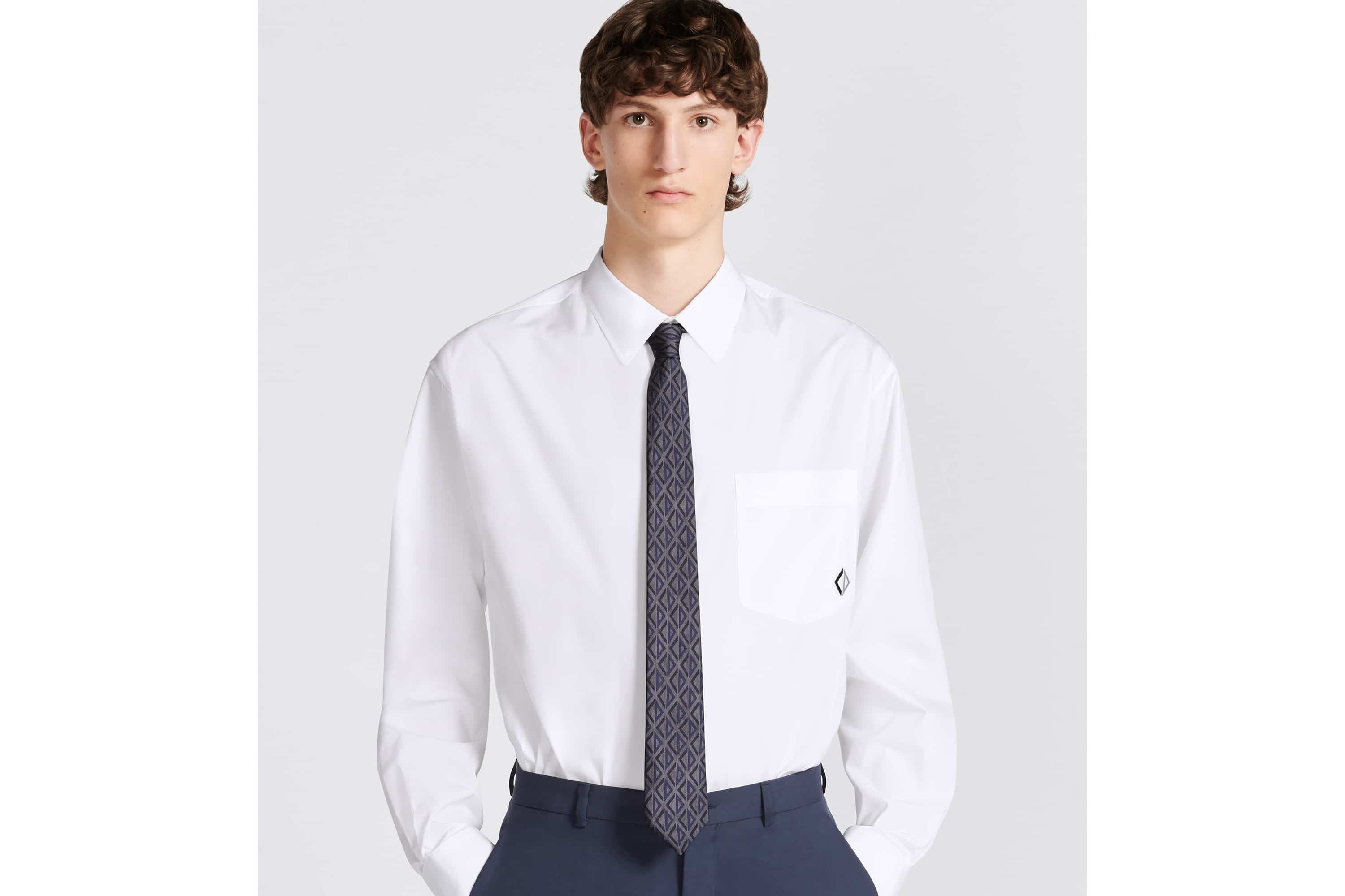 CD Diamond Reversible Tie - 7