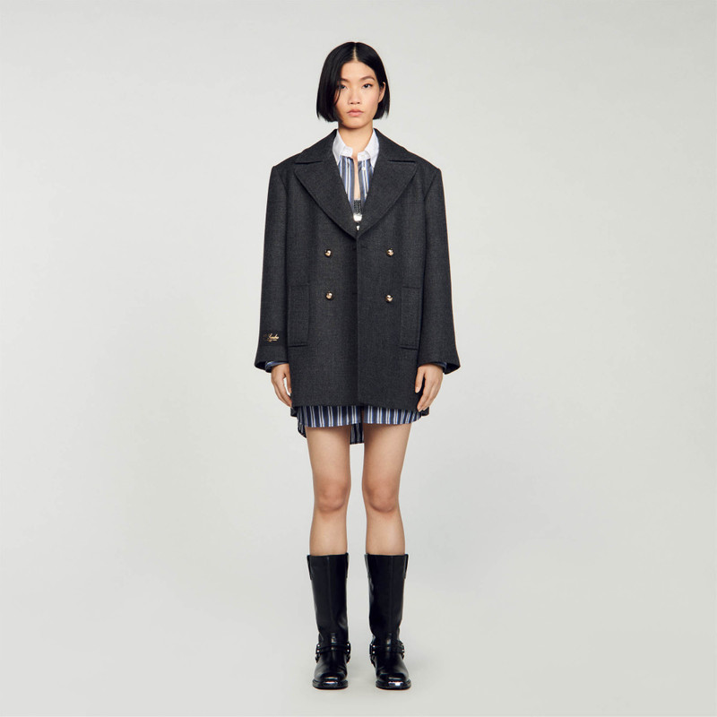 Sandro WOOL PEA JACKET outlook