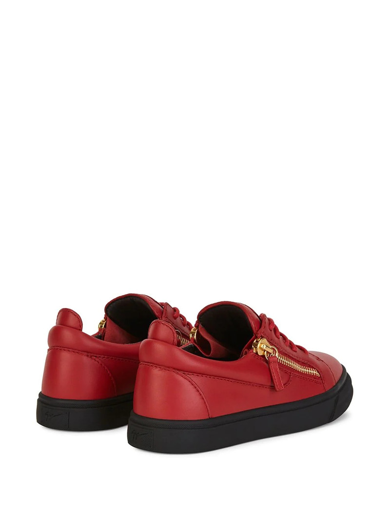 Frankie zip-detail sneakers 3