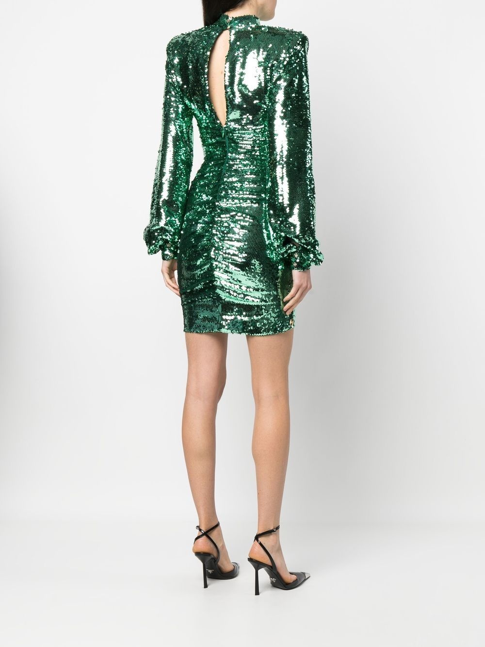 sequin-embellished dress - 4