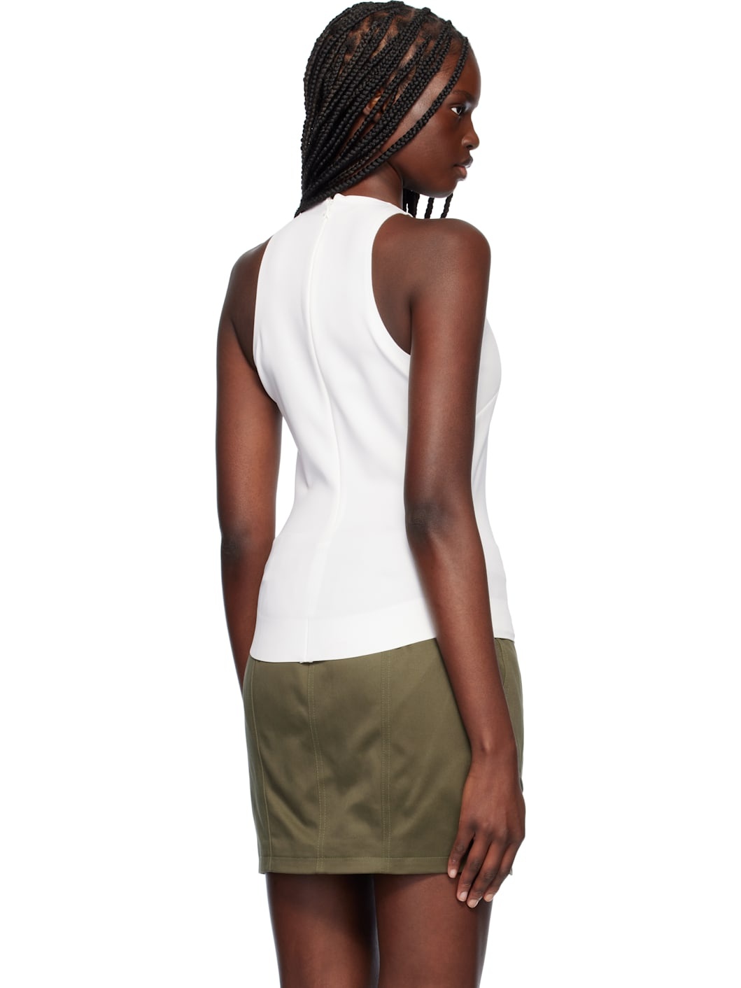 White Halter Star Top - 3
