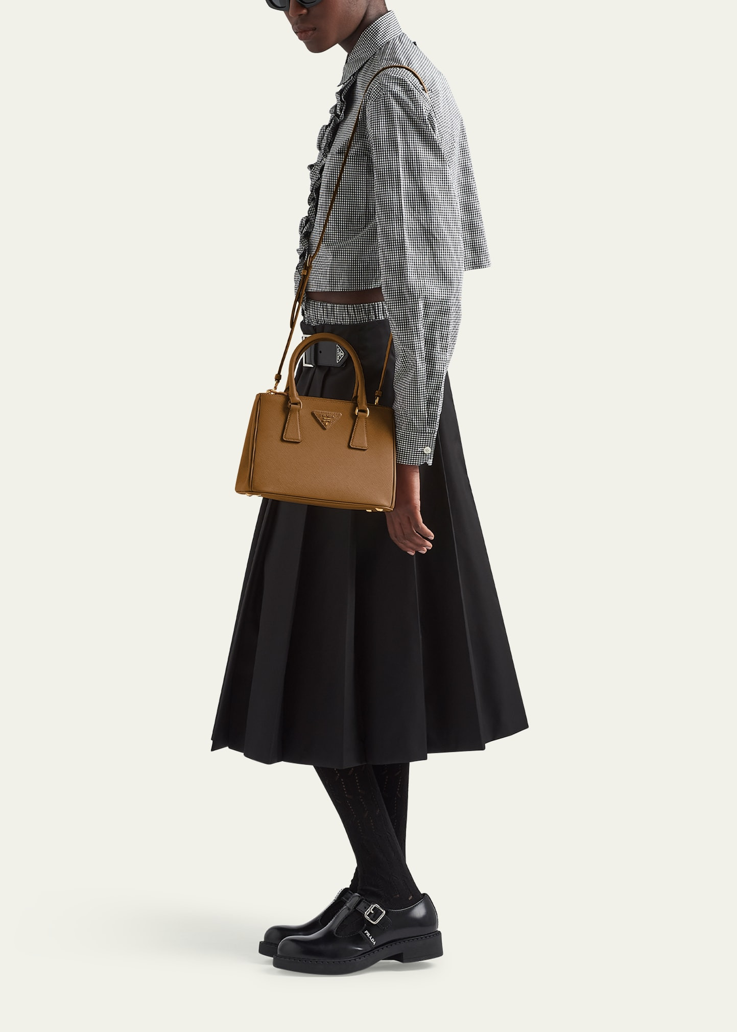 Galleria Small Saffiano Top-Handle Bag - 4