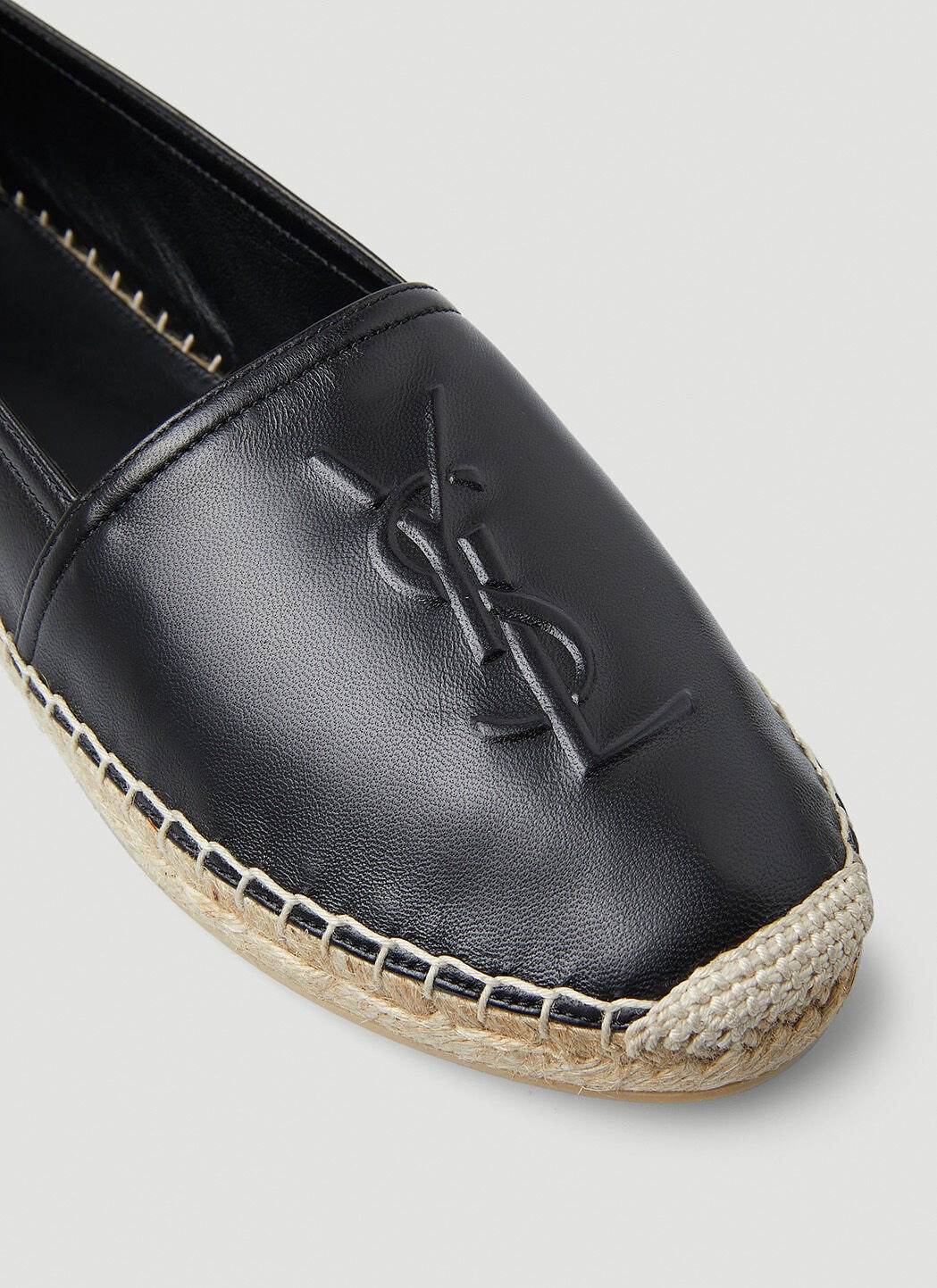YSL Embossed Flat Espadrilles - 6