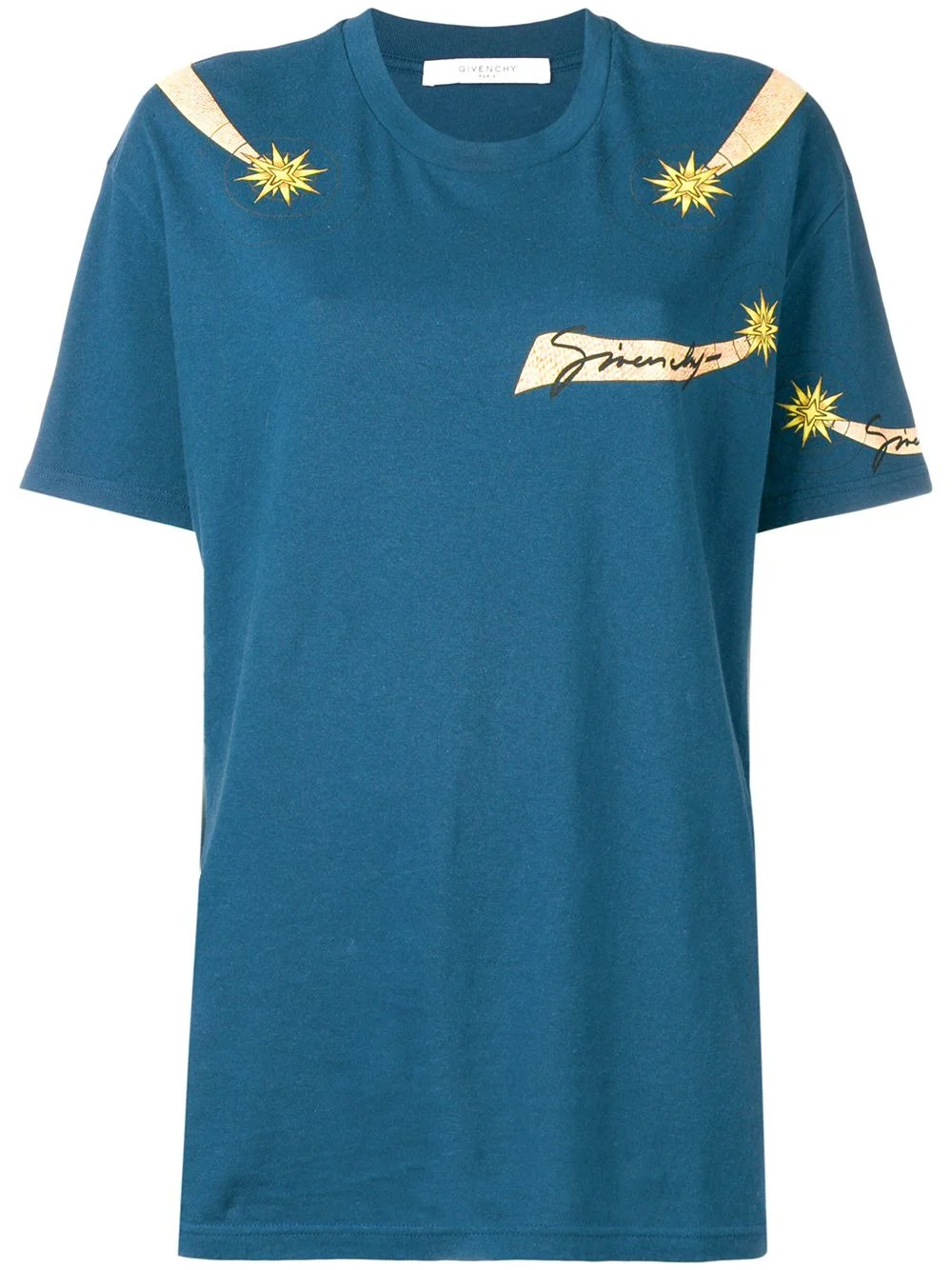 star print T-shirt - 1