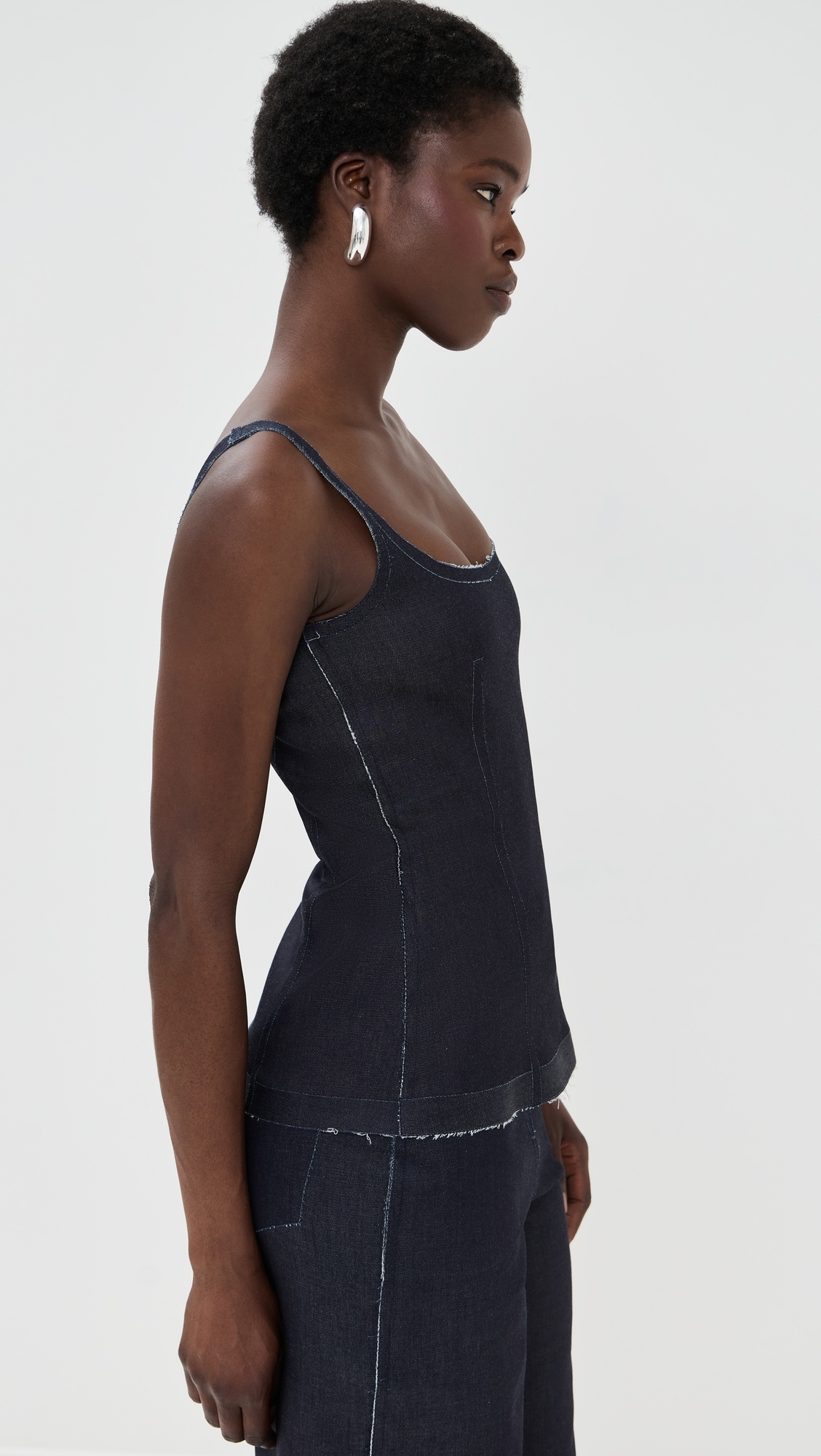 Shaped Top with Straps - 3