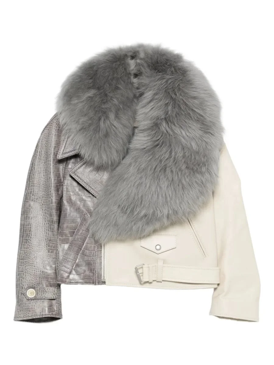 Marni Jacket With Fur Collar - 1