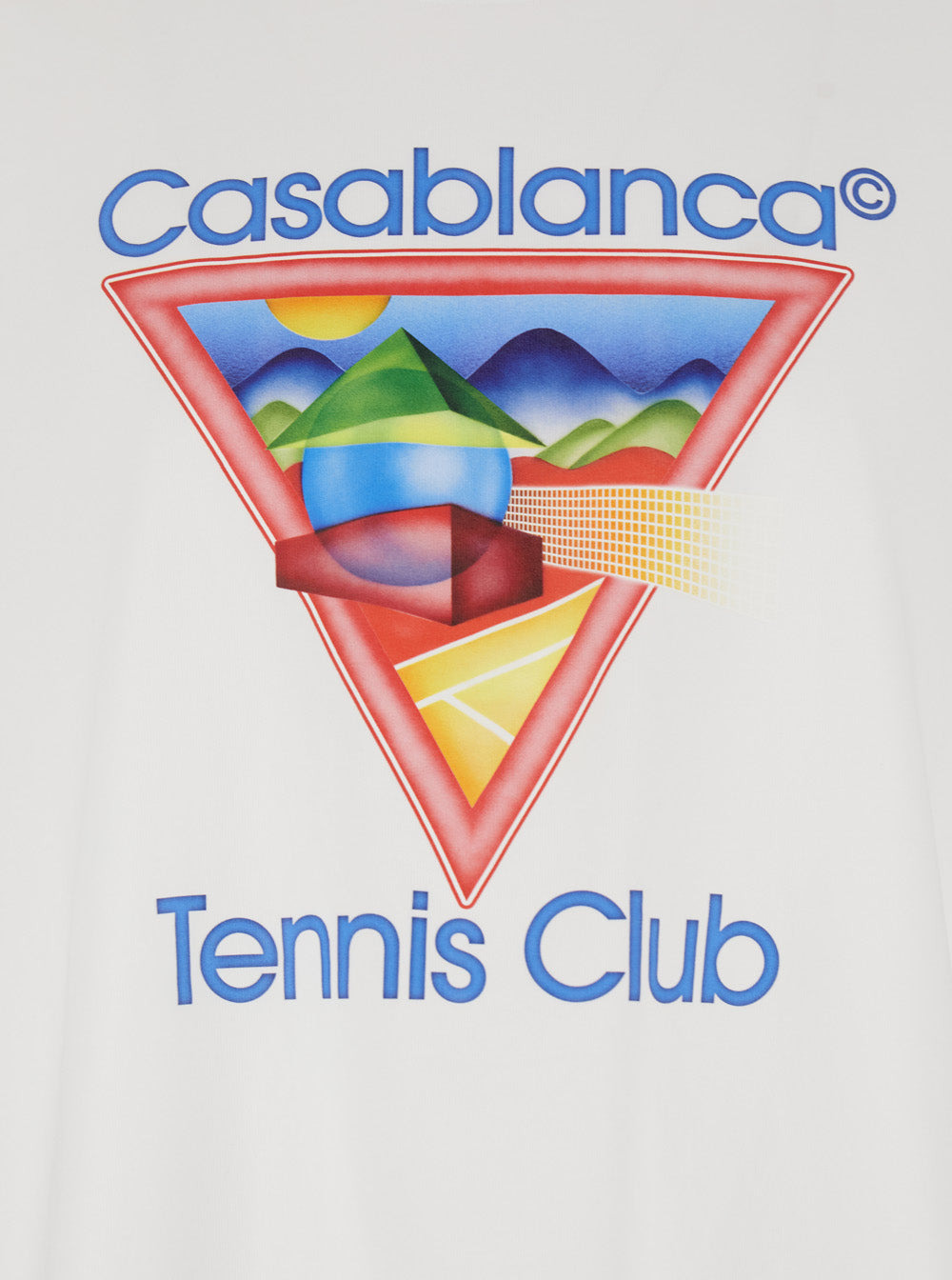 Casablanca Men White Crewneck T-Shirt With Logo On The Front In Cotton Man - 3
