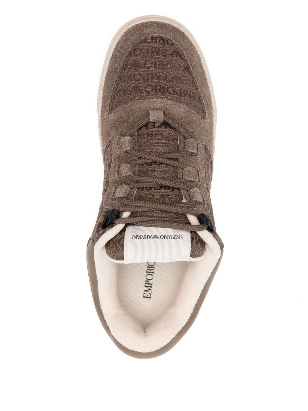 Suede leather sneakers - 3
