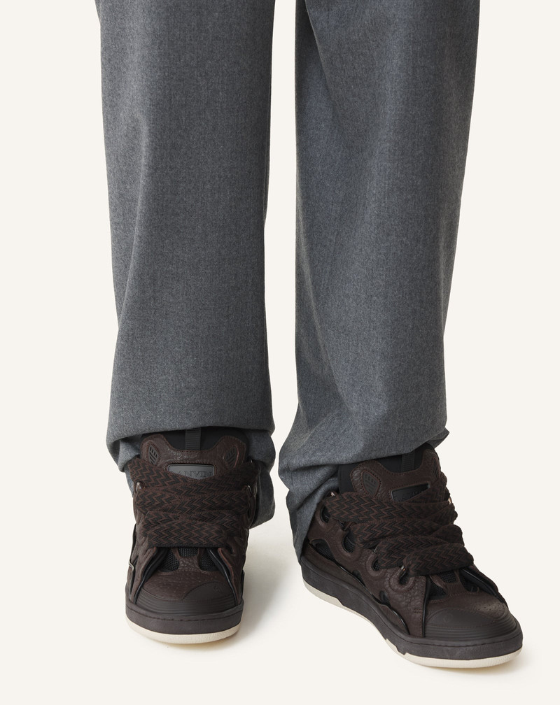 CURB SNEAKERS IN DINO-EFFECT LEATHER 7
