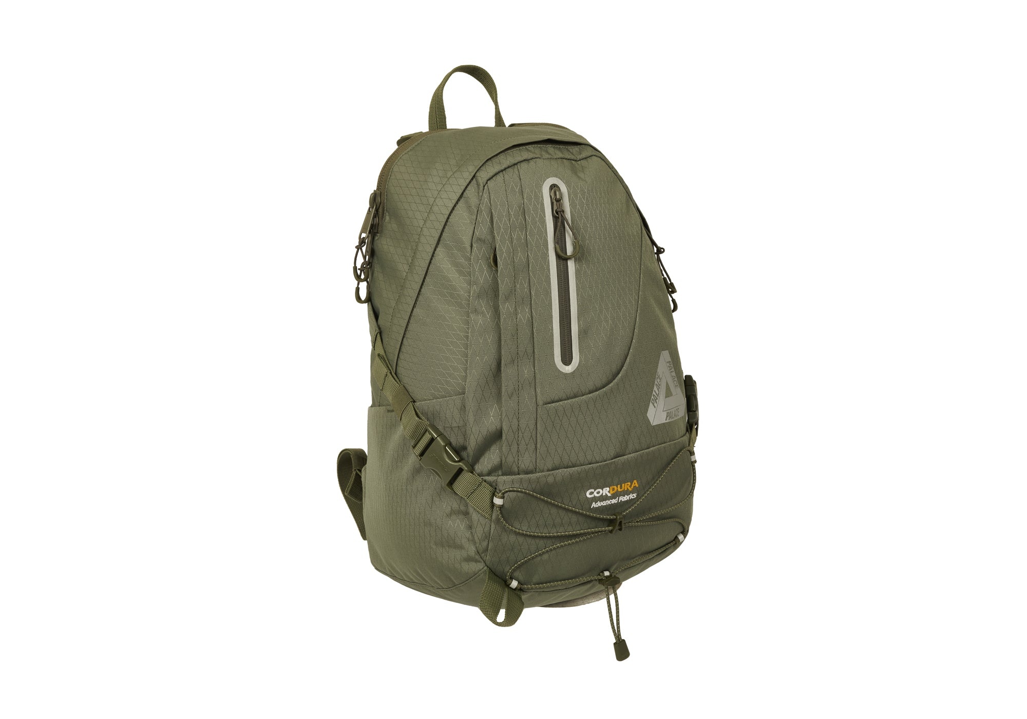 CORDURA DOUBLE DIAMOND BACKPACK OLIVE - 3