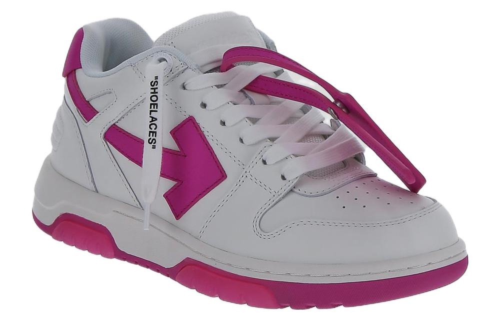 (WMNS) Off-White Out Of Office Calf Leather 'White Purple' OWIA259F22LEA0010132 - 2