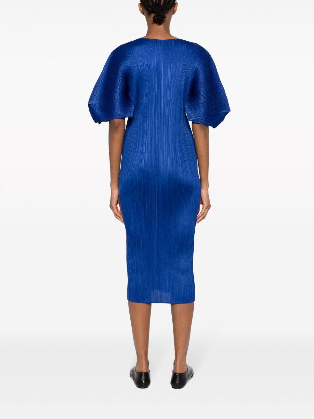 August plissÃ© midi dress - 4