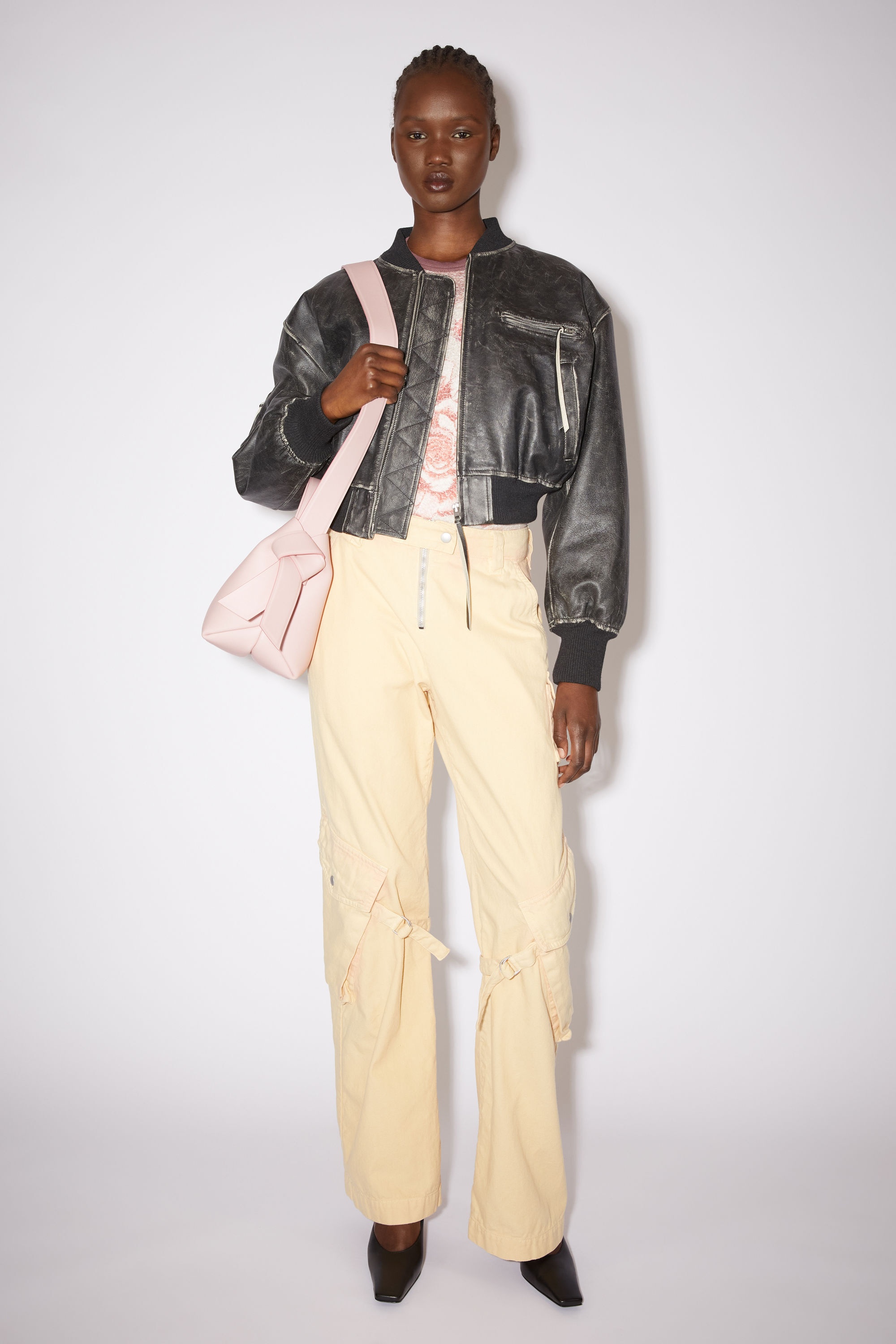Mini shoulder bag - Powder pink - 4