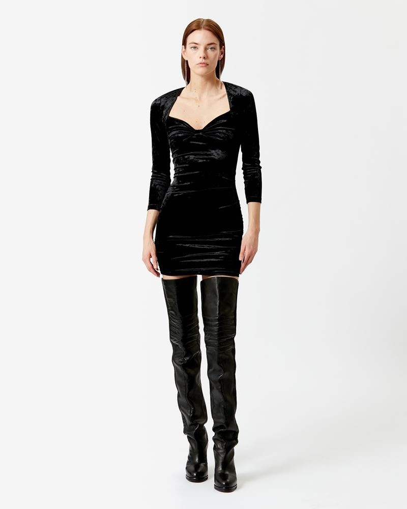 Isabel Marant GOJI VELVET MINI DRESS outlook